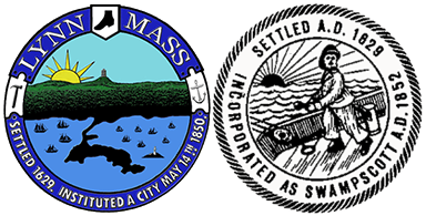 town seals of lynn and swampscott mass